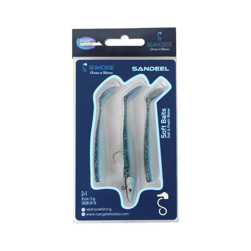 Sea Horse Sandeel 10 Cm 11 Gr 2+1 Nature Pearl - 1