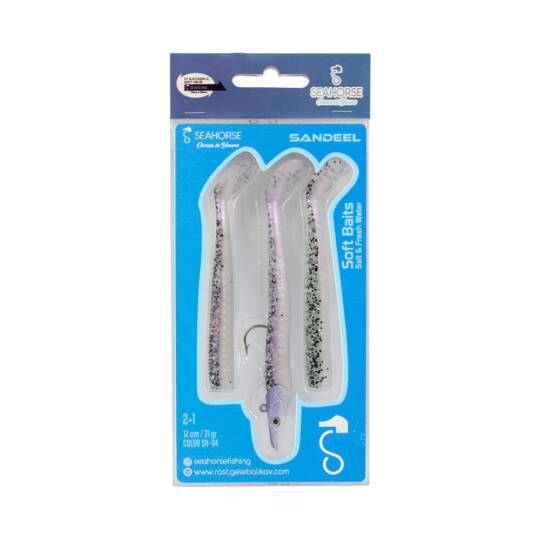 Sea Horse Sandeel 10 Cm 11 Gr 2+1 Silver Pearly - 2