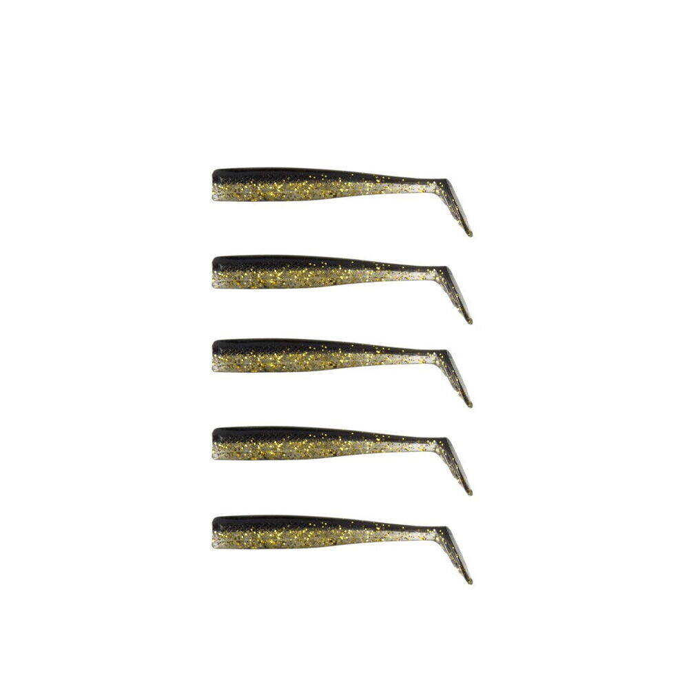 Sea Horse Sandeel 8 Cm 5 Pcs Black Gold Pearly - 1