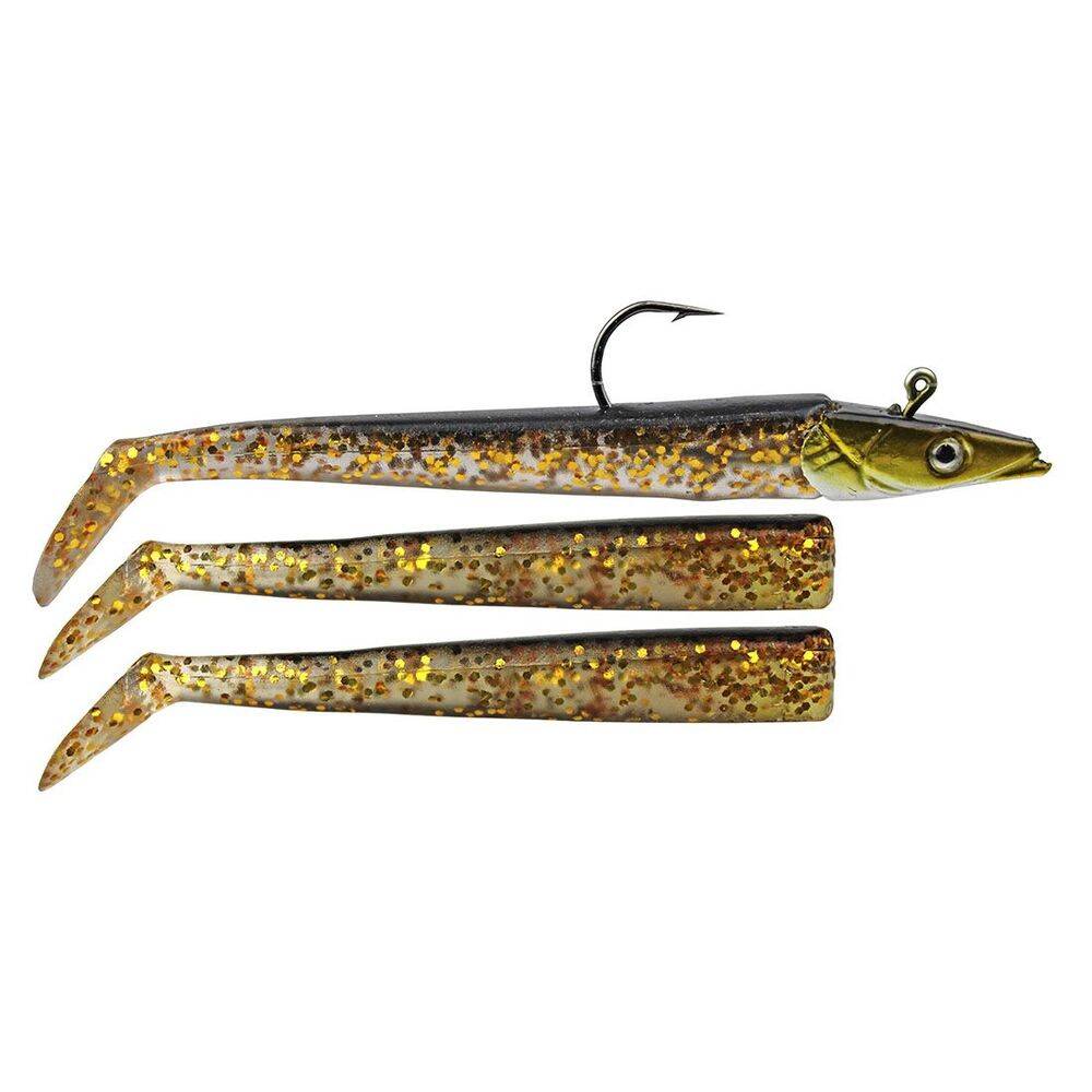 Sea Horse Sandeel Soft Lure 10 Cm 14 Gr Gold - 1