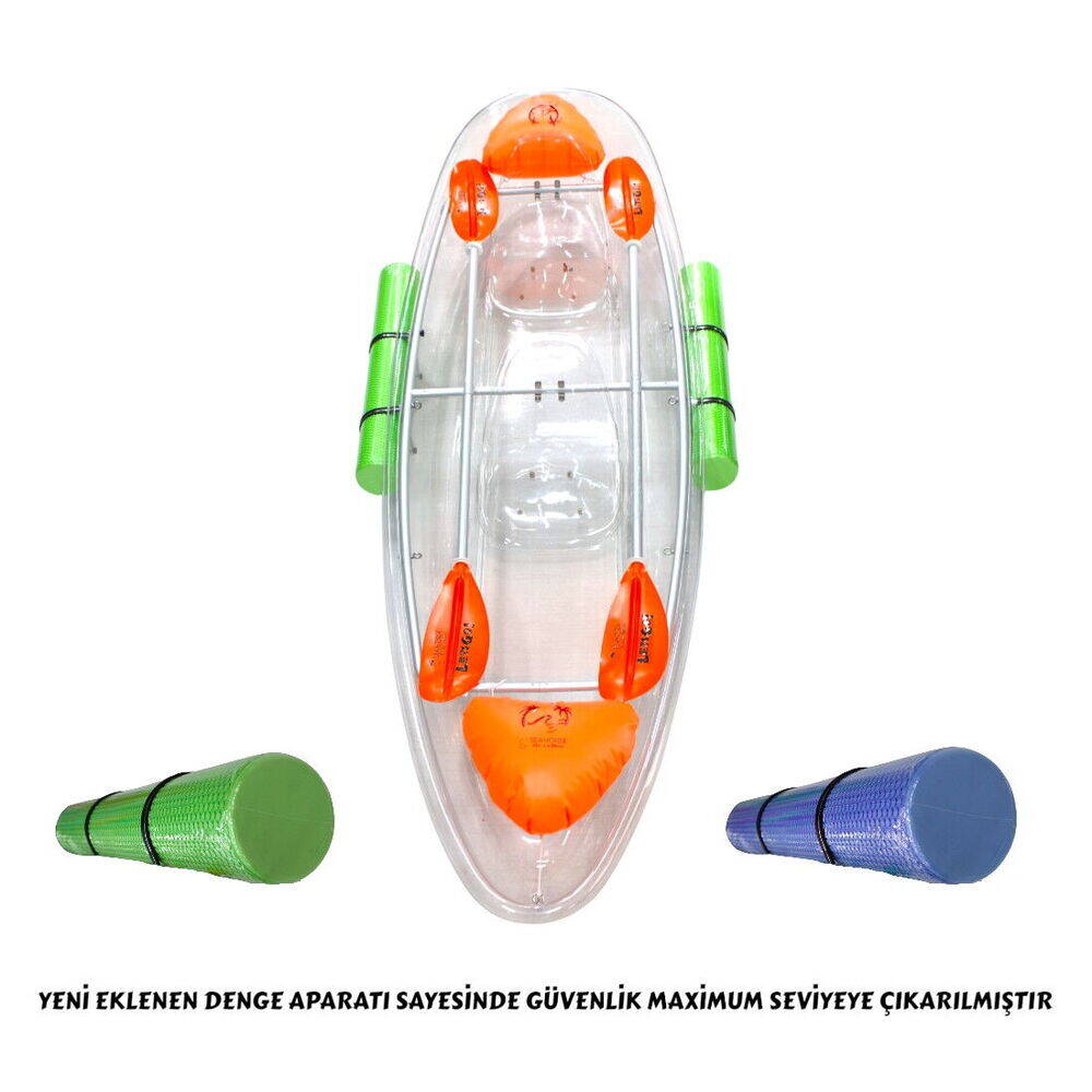 Sea Horse Şeffaf Kano Çift Kişilik - 1