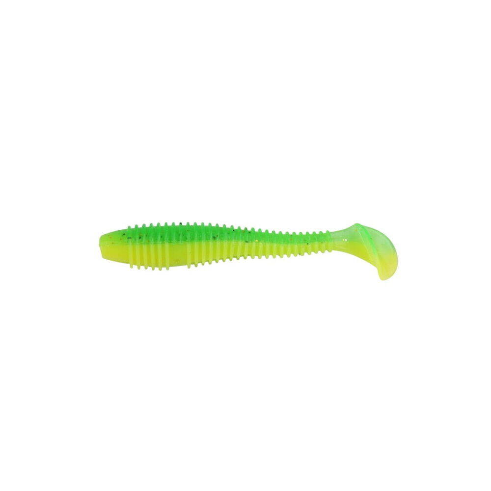 Sea Horse Soft Shad 7cm Green-Yellow 7 Pcs - 1