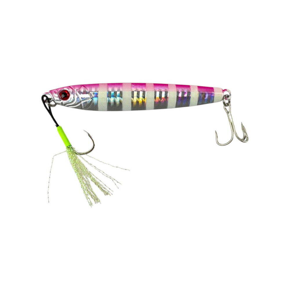 Sea Horse Special 60gr Jig Pink Zebra Glow - 1