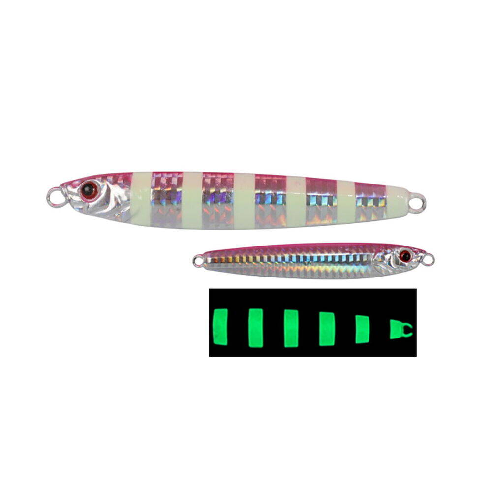 Sea Horse Special 60gr Jig Pink Zebra Glow - 1