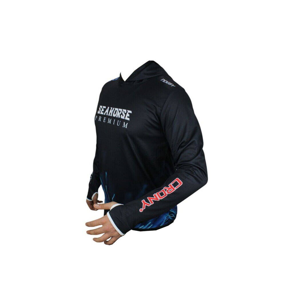 Sea Horse Special Angler Uv T-Shirt Blue Bolt S - 2