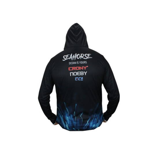 Sea Horse Special Angler Uv T-Shirt Blue Bolt S - 3