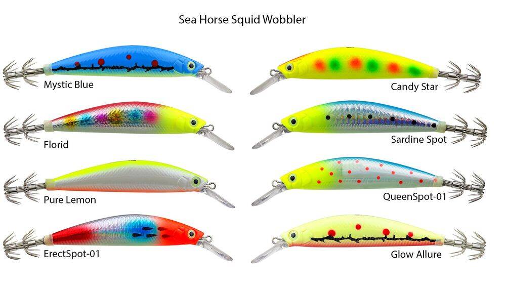Sea Horse Squid Wobbler 100 Mm 26 Gr Florid - 2
