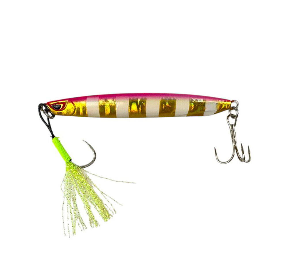Sea Horse SS Special 20gr Jig Pink Gold Zebra Glow - 1