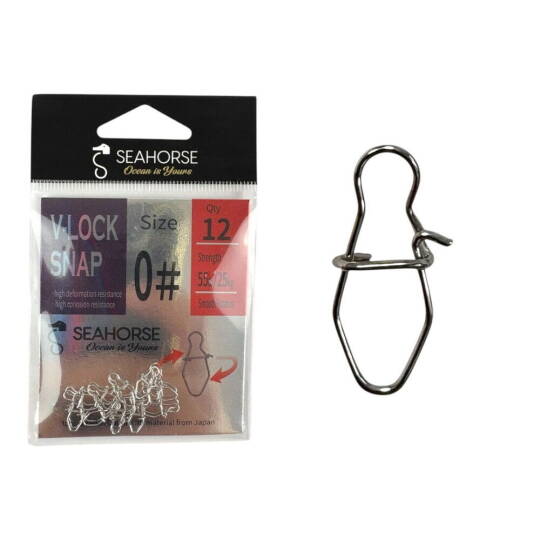 Sea Horse V-Lock Snap 0 Qty12