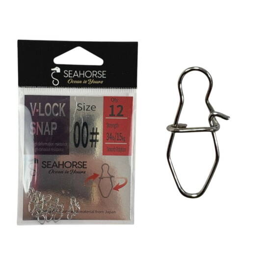 Sea Horse V-Lock Snap 00 Qty12