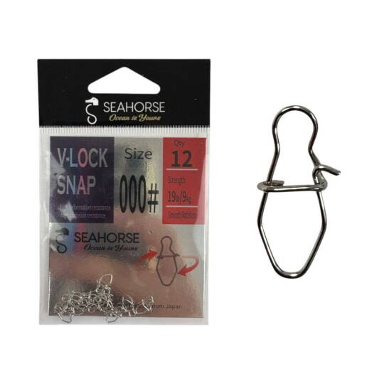 Sea Horse V-Lock Snap 000 Qty12