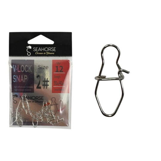 Sea Horse V-Lock Snap 2 Qty12