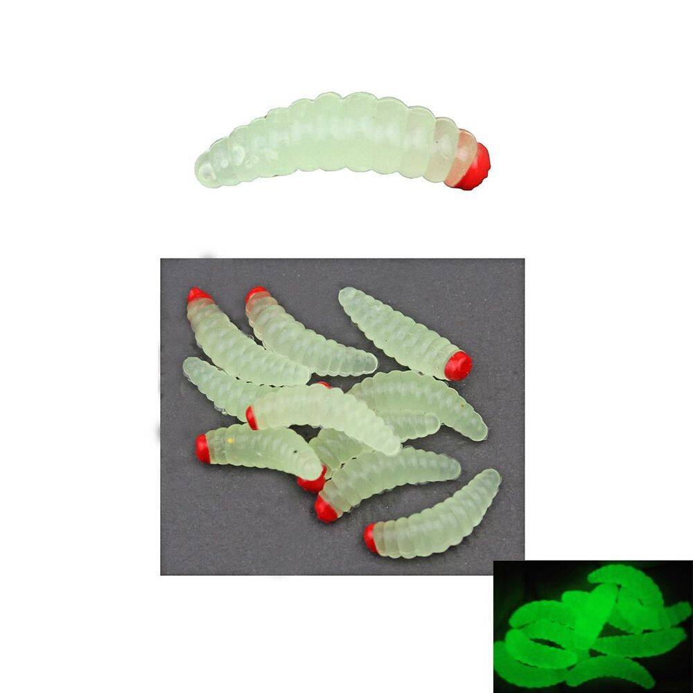 Sea Horse Worm 2 Cm Glow-Red Head 10 Pcs - 1