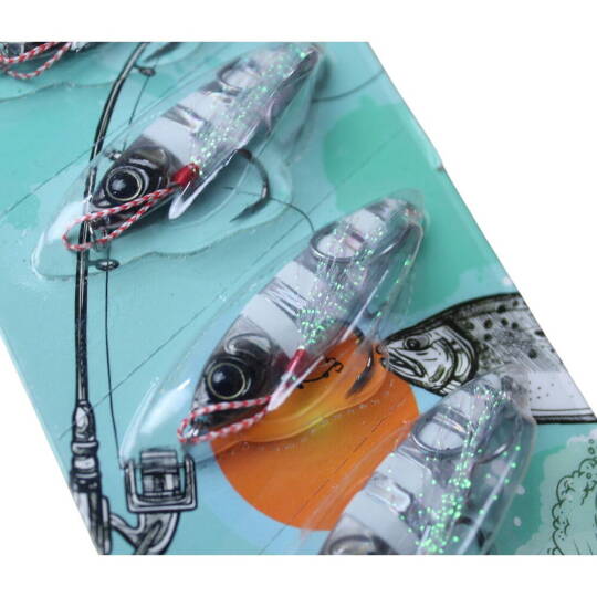 Sea Horse Zebra Glow 5 Li Jig 15 Gr - 2