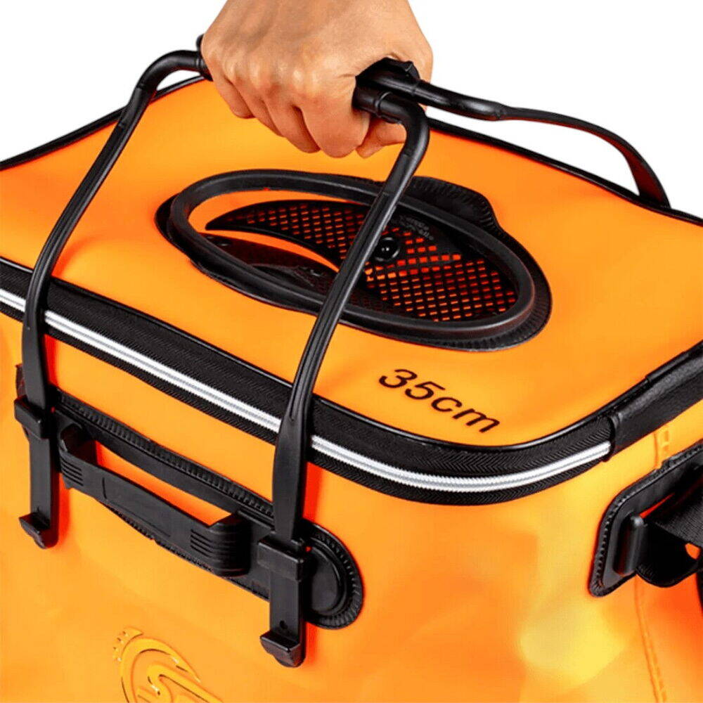 Shufa Katlanır Balıkçı Kovası Livar 35 Cm Turuncu - 2