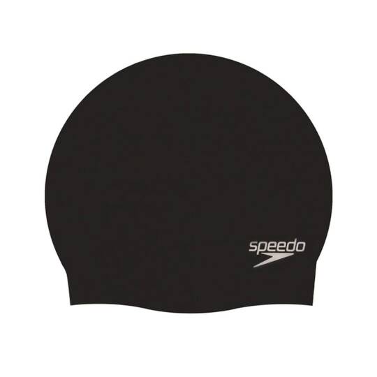 Speedo Junior Plain Moulded Bone Black