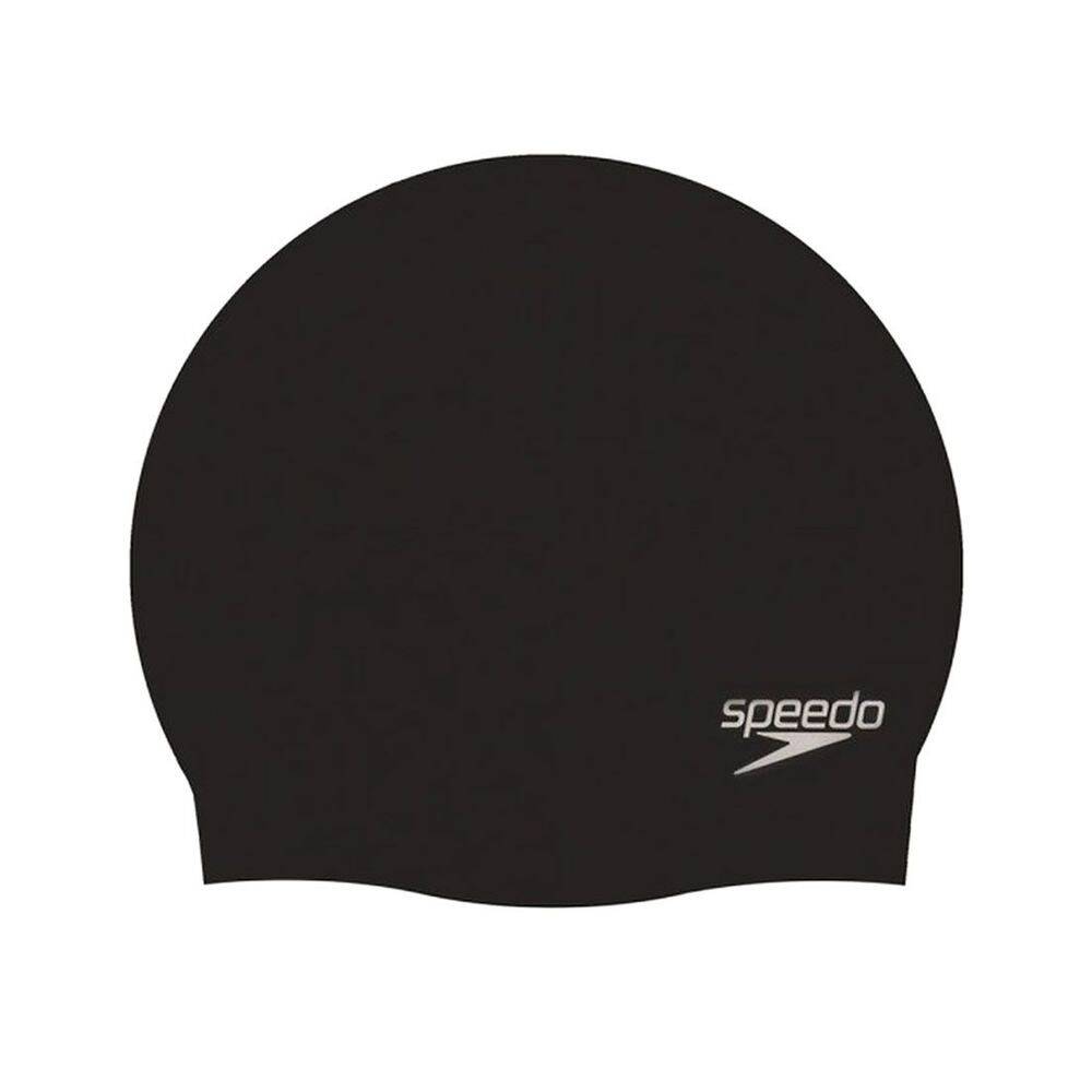 Speedo Junior Plain Moulded Bone Black - 1