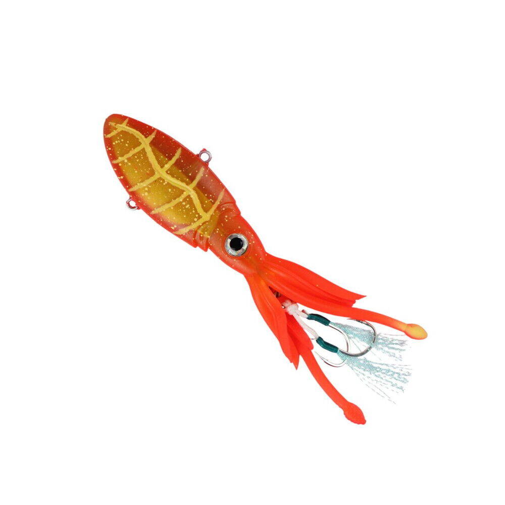 Squid Cuttlefish 90 gr Orange Glow Uv - 1