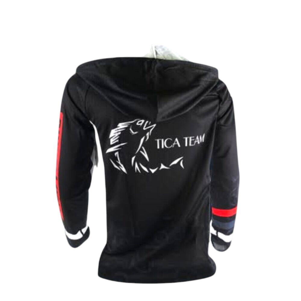 Tica Uzun Kollu Fermuarlı Siyah T-Shirt 3 XL - 3