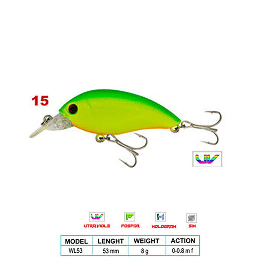 Wily COUPE CL15 53mm 8gr 0-0.8m F - 1