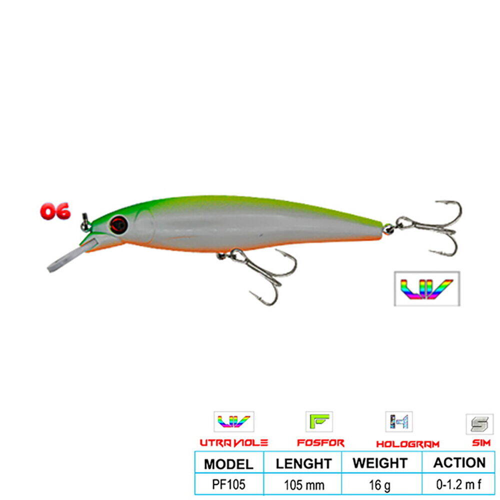 Wily DEEP DIVER CL06 105mm 16gr Floatıng 0-1.2 m - 1