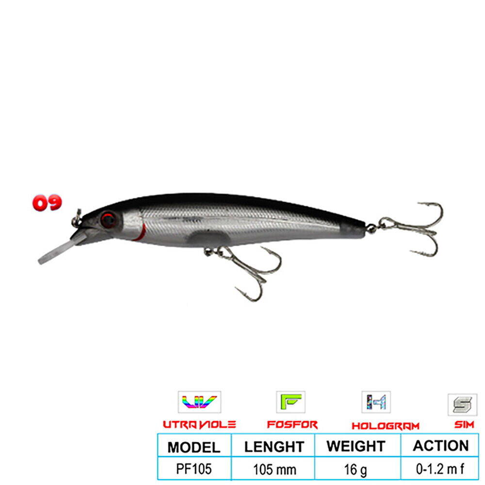 Wily DEEP DIVER CL09 105mm 16gr Floatıng 0-1.2 m - 1