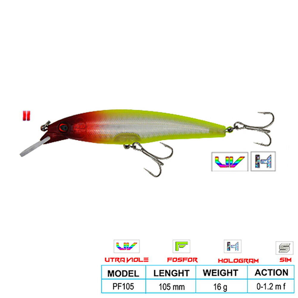 Wily DEEP DIVER CL11 105mm 16gr Floatıng 0-1.2 m - 1