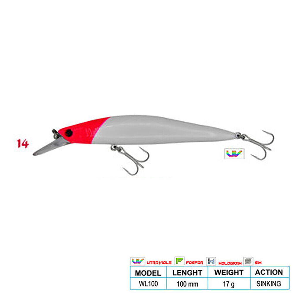 Wily Deep Swimmer CL14 100mm 17gr Sinking - 1