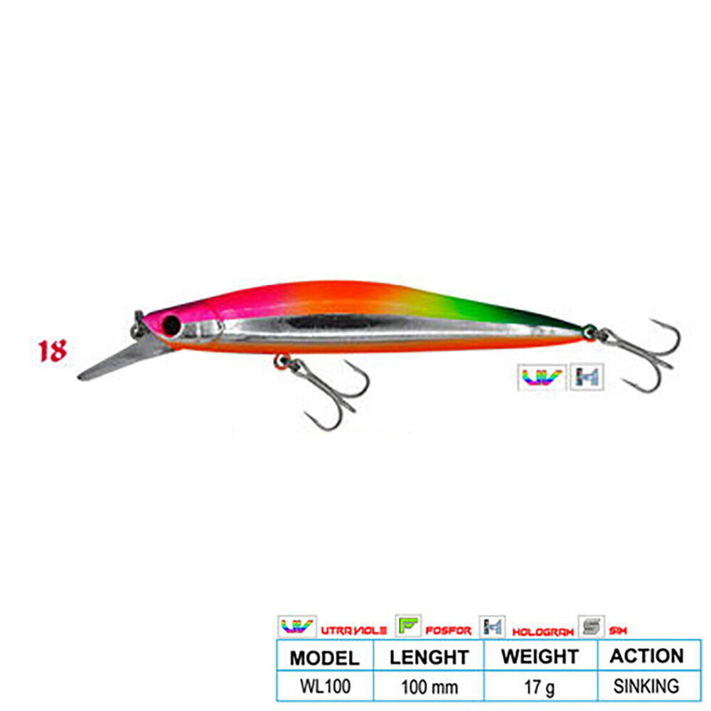 Wily Deep Swimmer CL18 100mm 17gr Sinking - 1