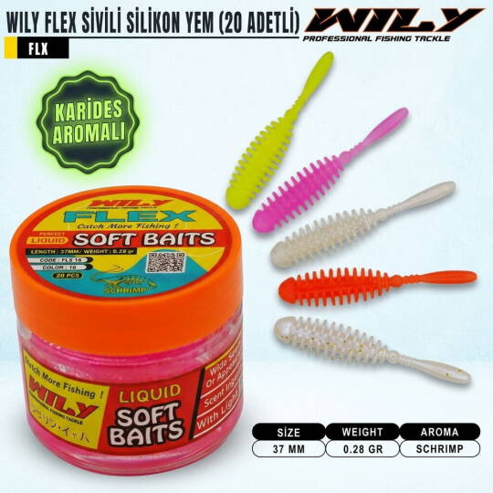 Wily Flex 37 Mm 0,28 Gr Color01 Pcs20 - 1