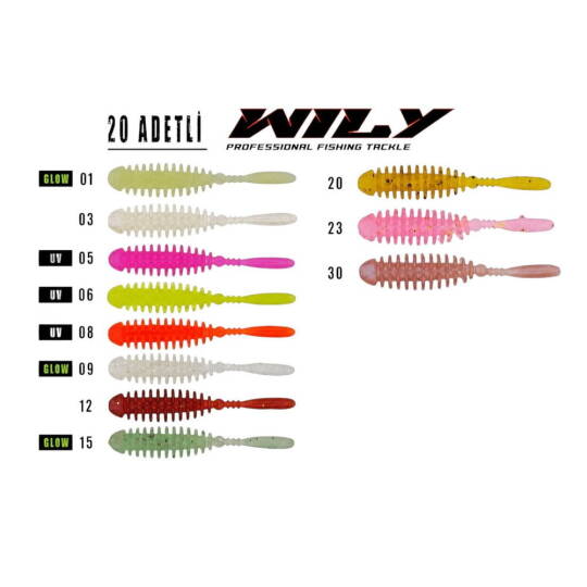 Wily Flex 37 Mm 0,28 Gr Color30 Pcs20 - 2