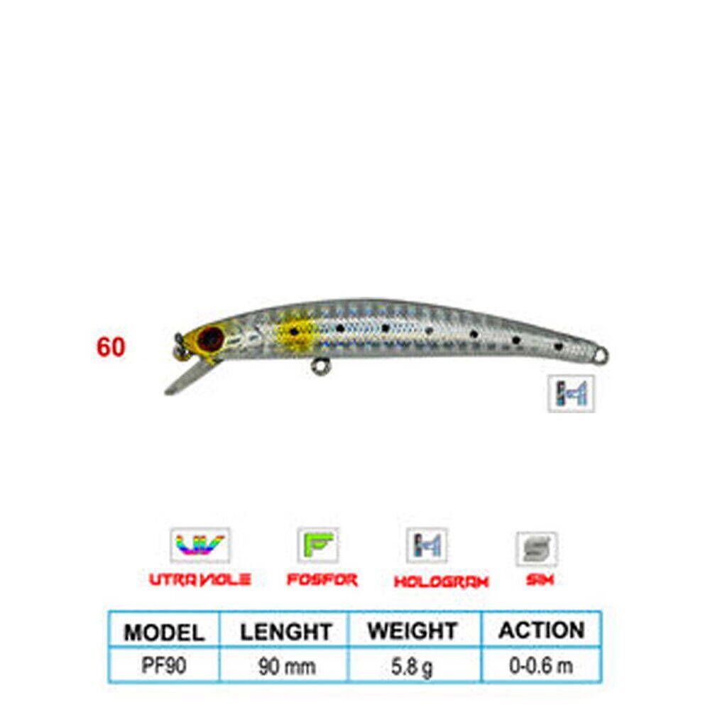 Wily LEGEND CL60 90mm 5,8gr 0-0,6m Suni Balık - 1