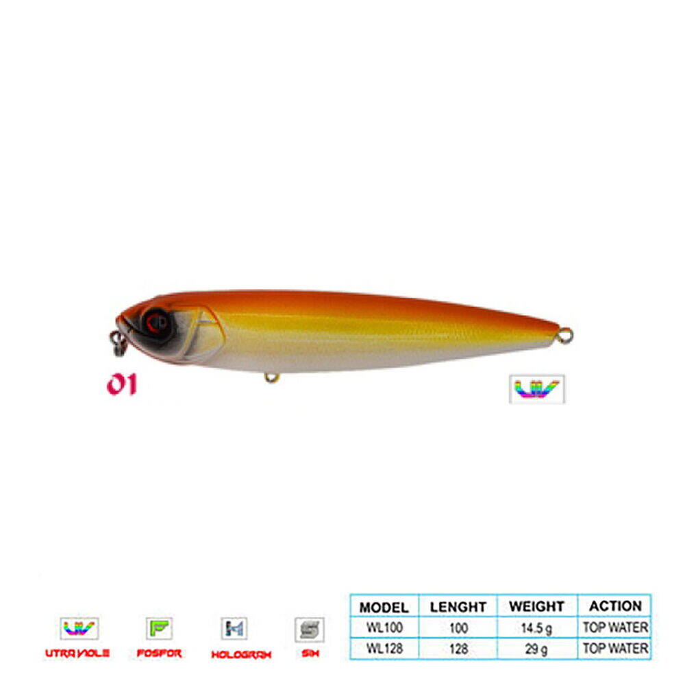 Wily PANCHO CL01 100mm 14,5gr Top Water - 1