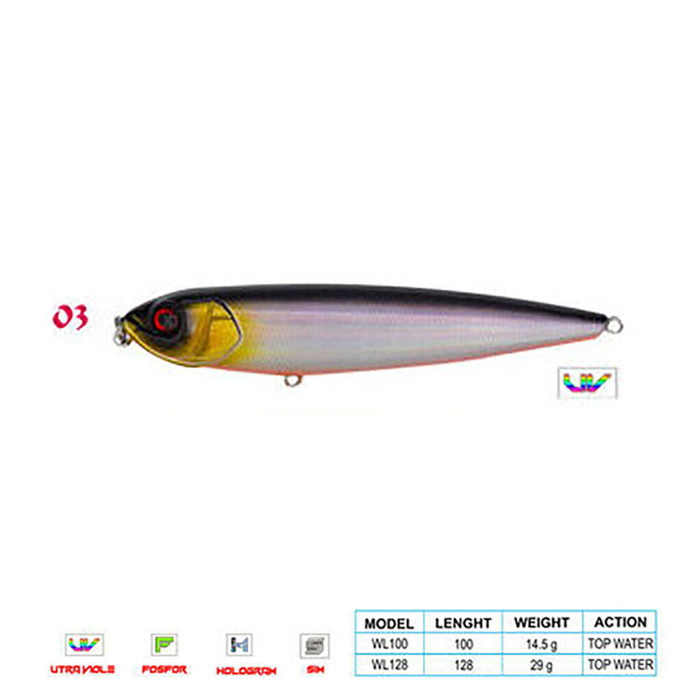 Wily PANCHO CL03 100mm 14,5gr Top Water - 1