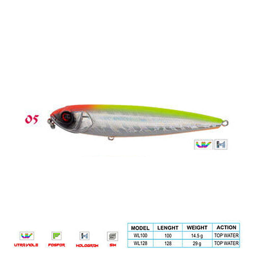 Wily PANCHO CL05 100mm 14,5gr Top Water - 1