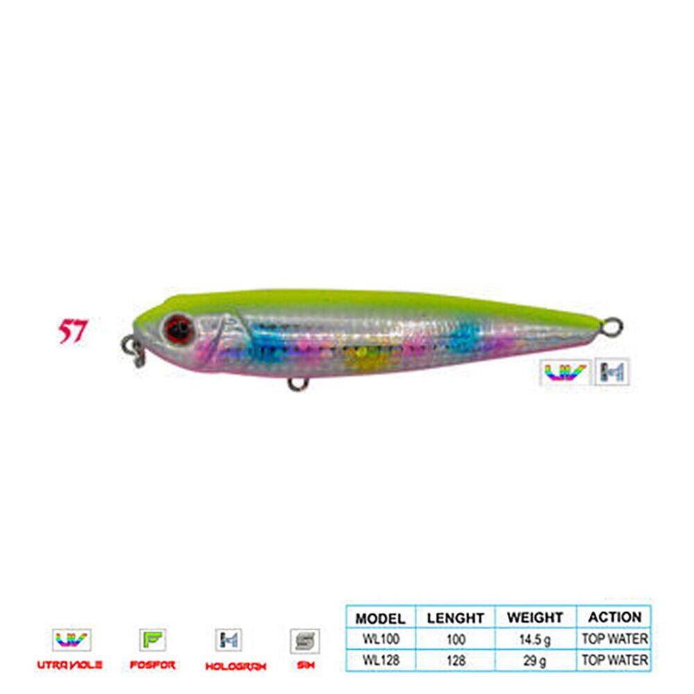 Wily PANCHO CL57 100mm 14,5gr Top Water - 1