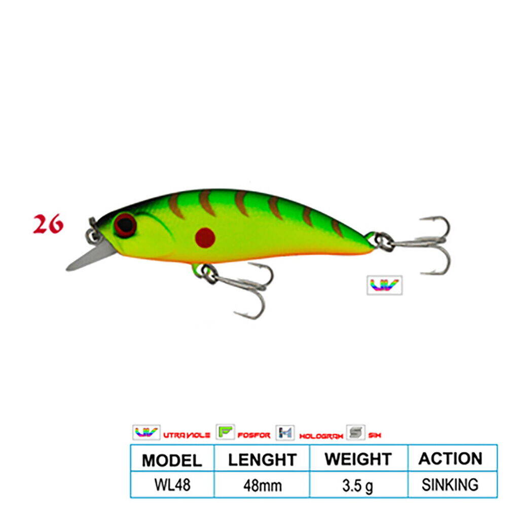 Wily PONCHIK CL26 48mm 3,6gr Sınkıng - 1