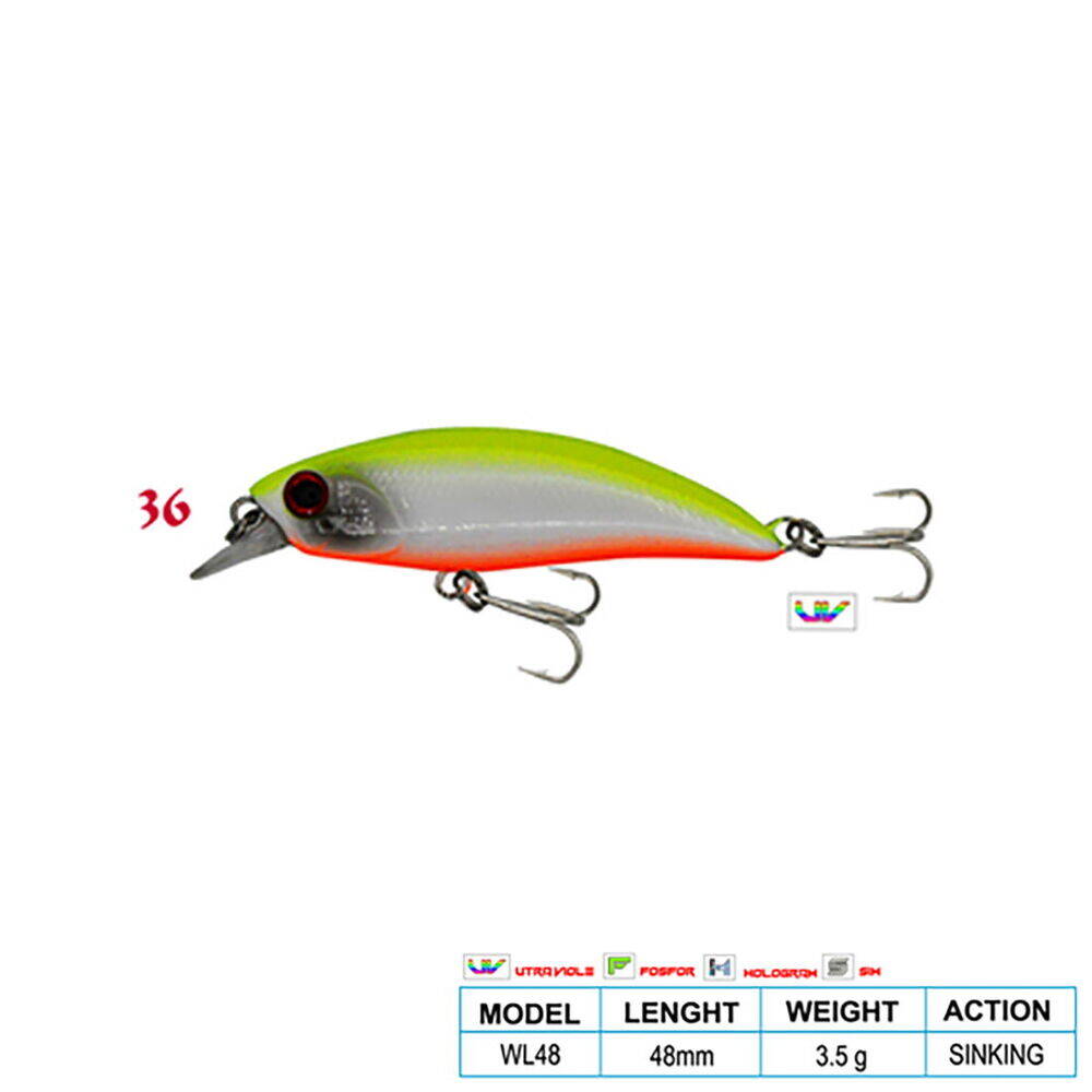 Wily PONCHIK CL36 48mm 3,6gr Sınkıng - 1