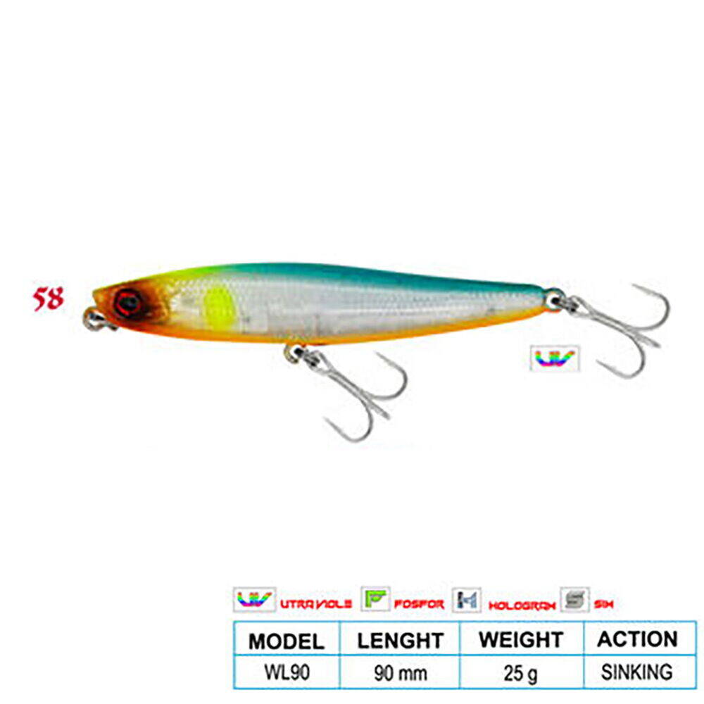 Wily RIPPER CL58 90mm 25gr Sinking - 1