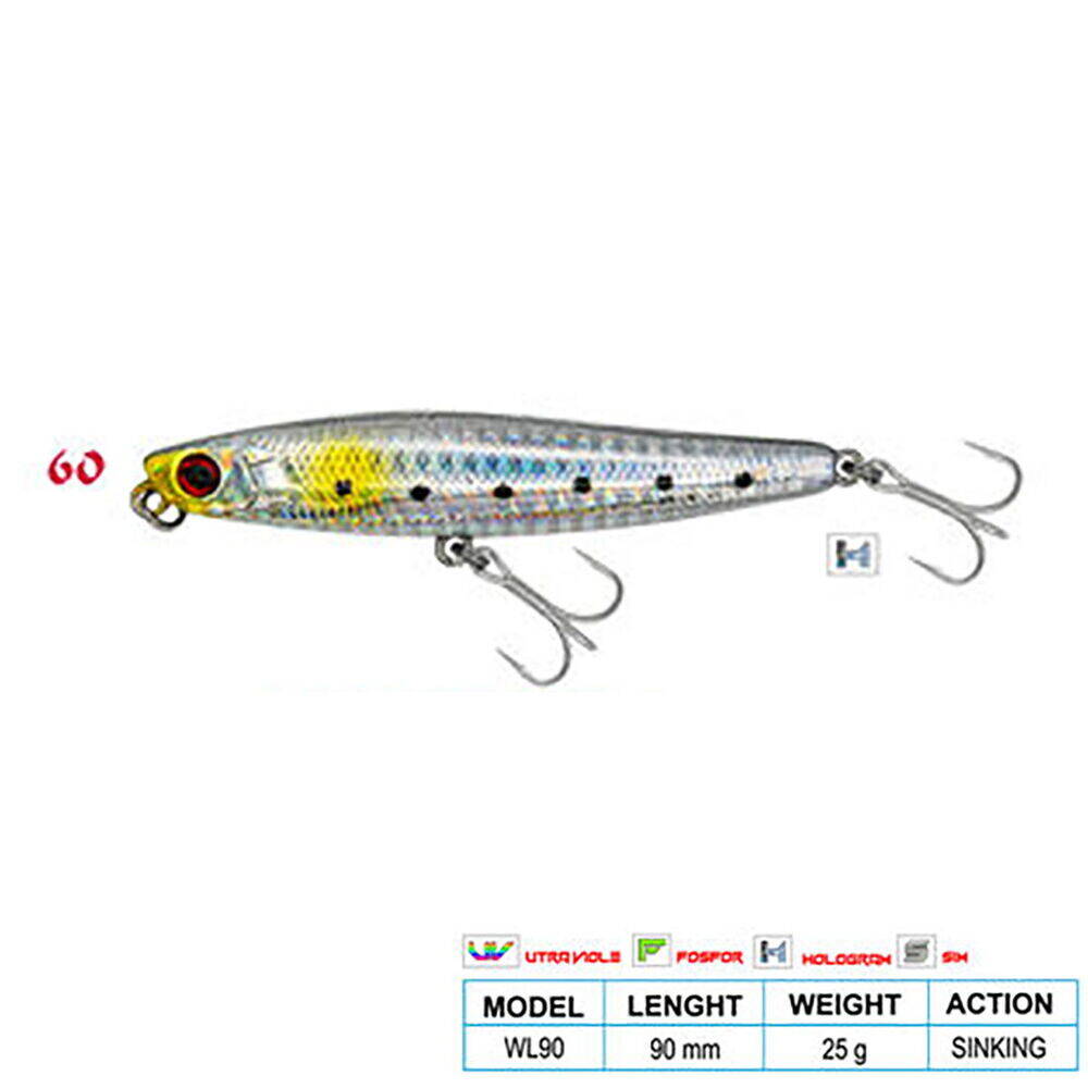 Wily RIPPER CL60 90mm 25gr Sinking - 1