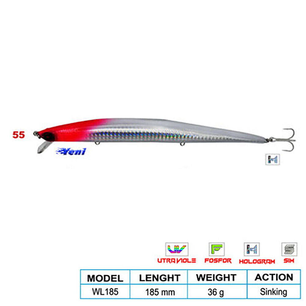 Wily SUPER STAR CL55 185mm 36gr (Sinking) - 1