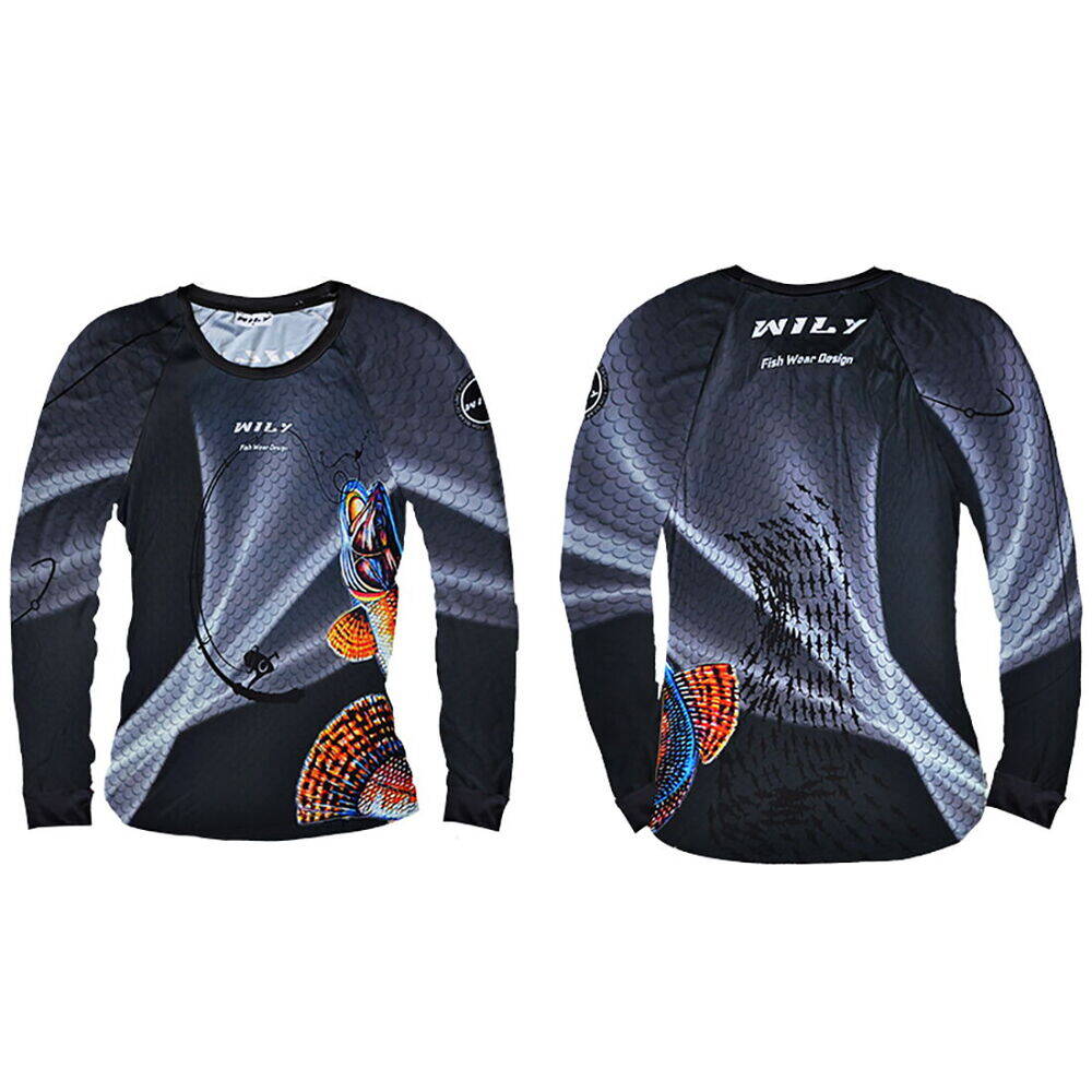 Wily Wear UV T-Shirt Partition Gray M - 1