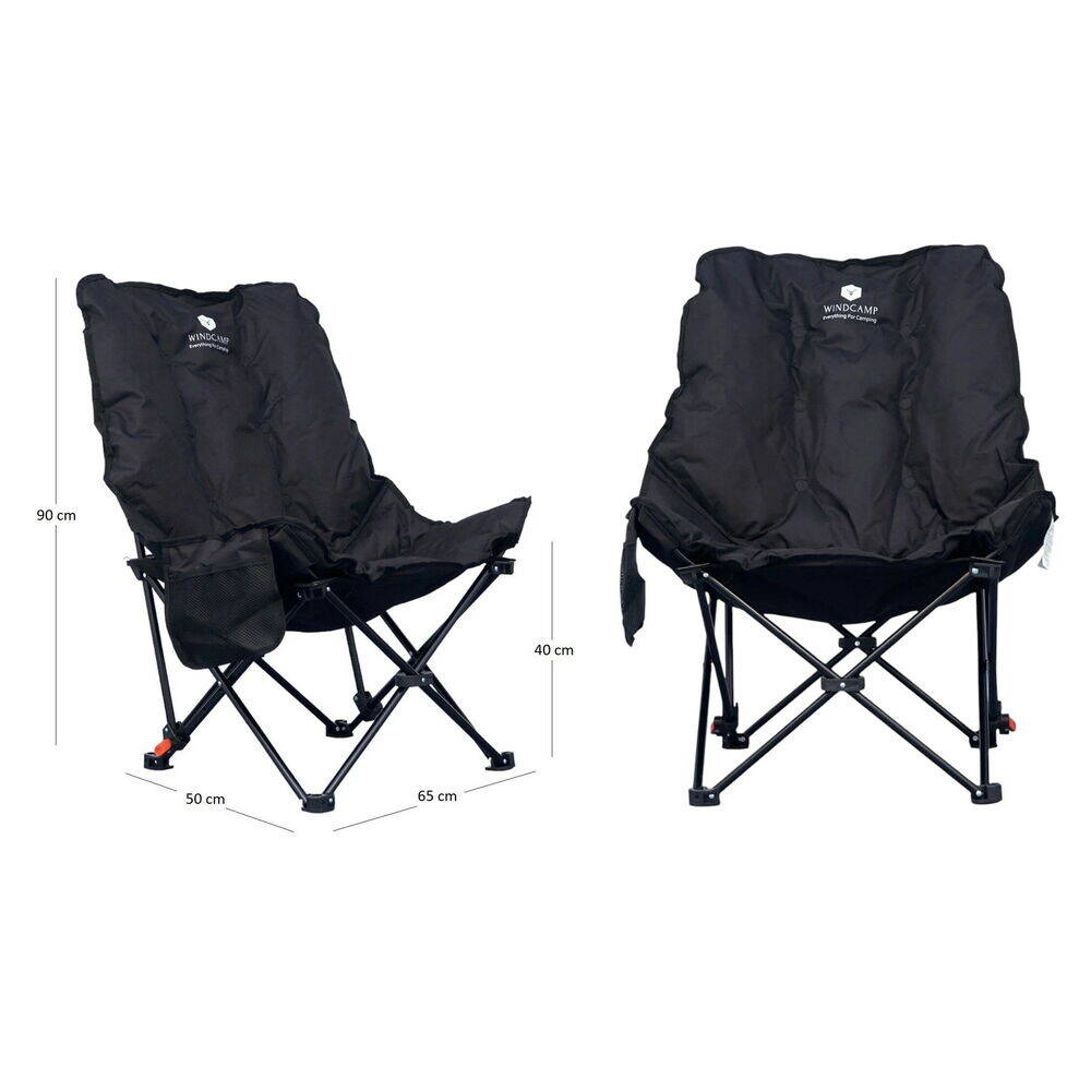 Windcamp Katlanır Kamp Sandalyesi Bel Korunaklı - 2