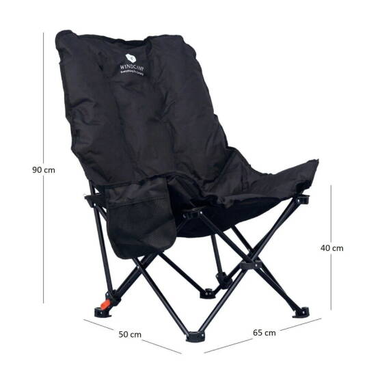 Windcamp Katlanır Kamp Sandalyesi Bel Korunaklı - 3