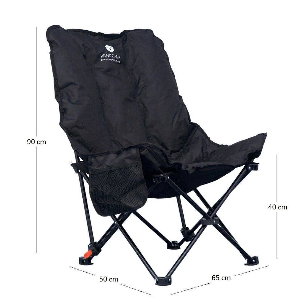 Windcamp Katlanır Kamp Sandalyesi Bel Korunaklı - 3