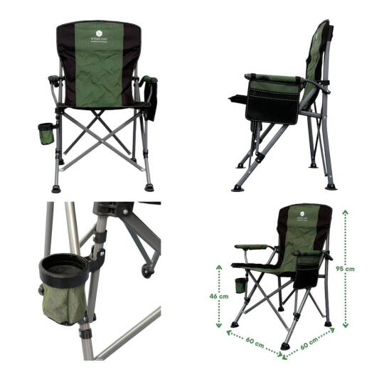 Windcamp Katlanır Kamp Sandalyesi Lux Green
