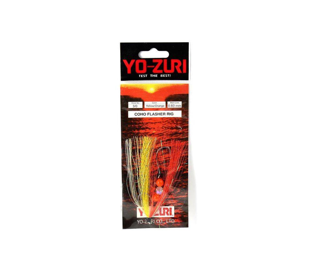 Yo-Zuri Coho Flasher Rıg YellowOrange 60mm 30 - 1