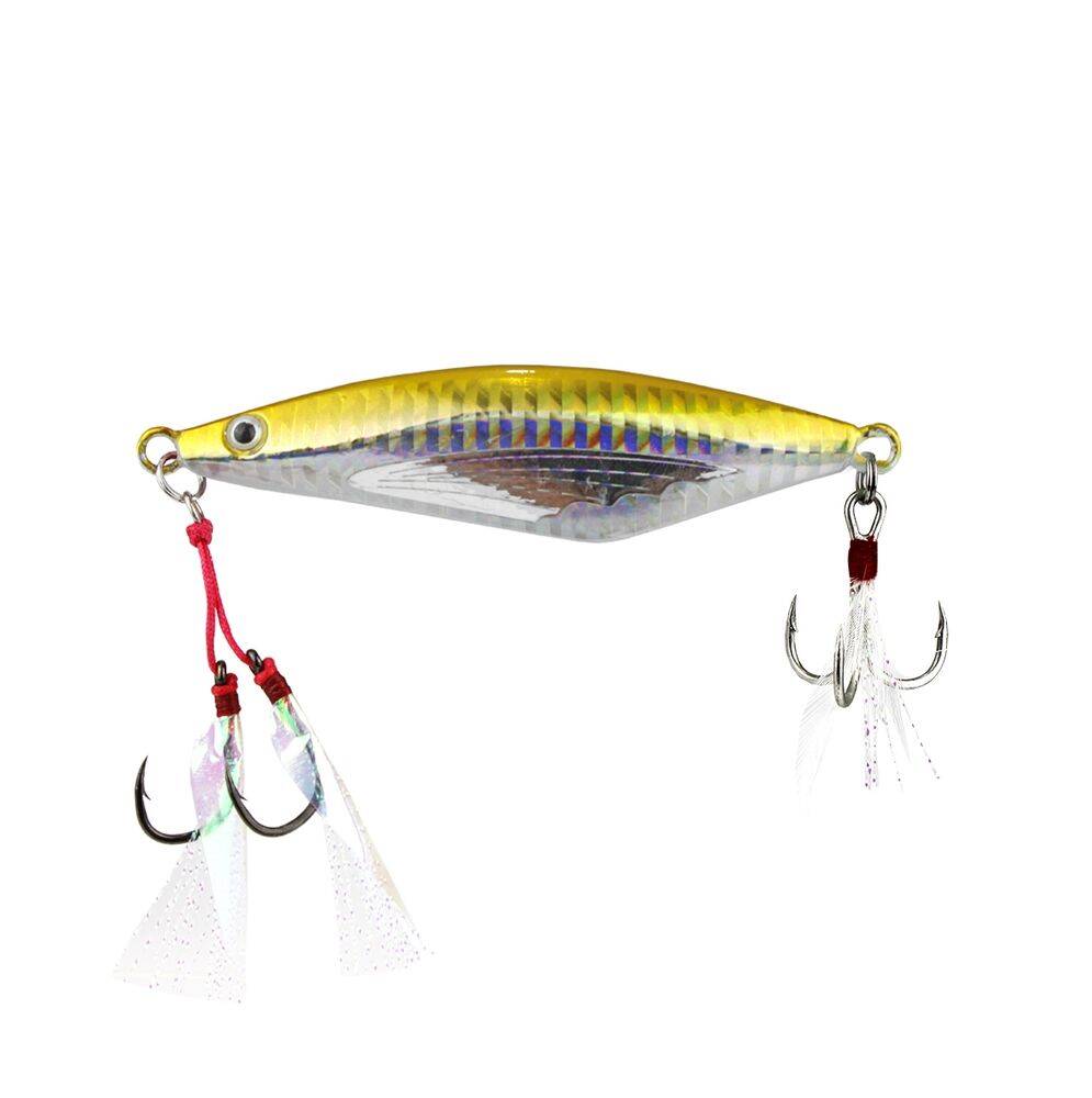 Yo-Zuri Fall Jig 95 Mm 80 Gr Gold Silver - 1