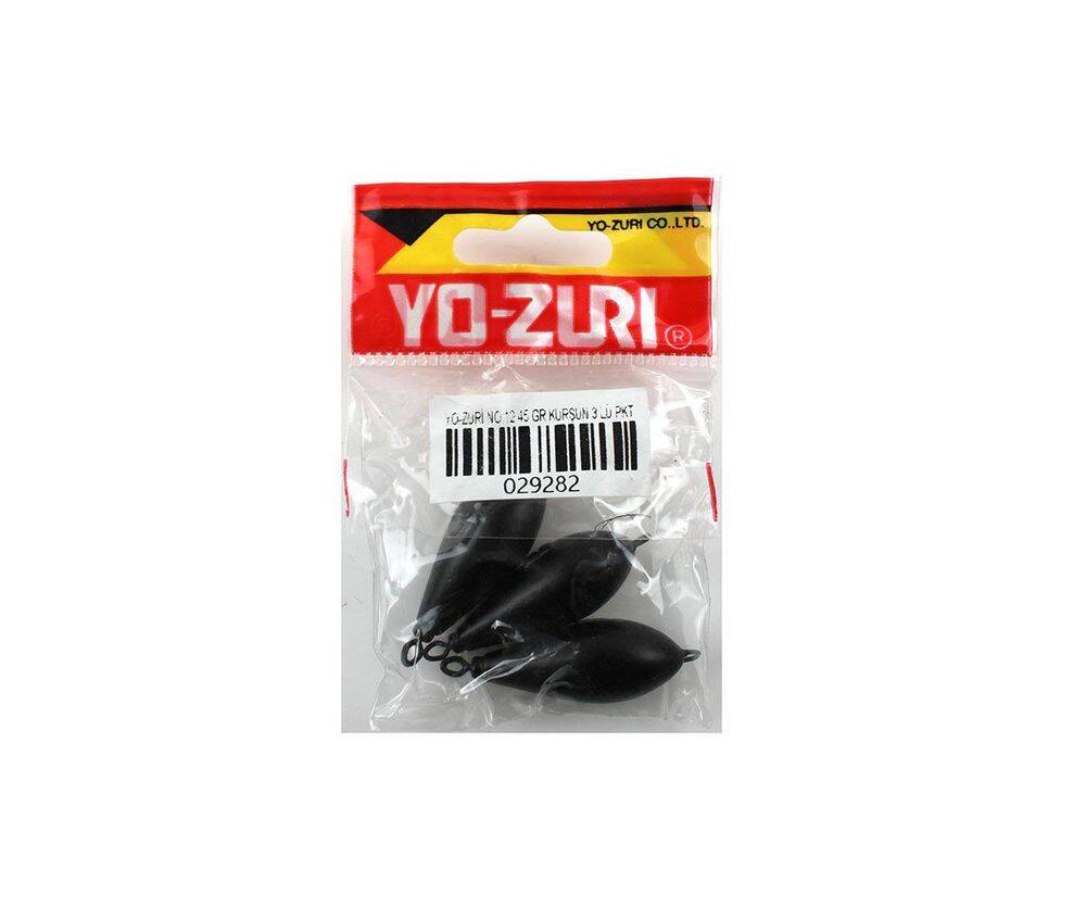 Yo-Zuri No12 45 Gr Kurşun 3 Lü Pkt - 1