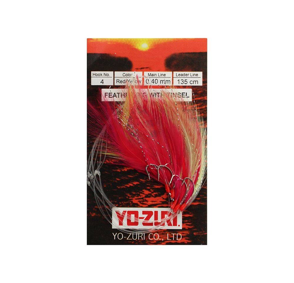 Yo-Zuri No4 40mm 135cm Feather Rıg Çapari - 1